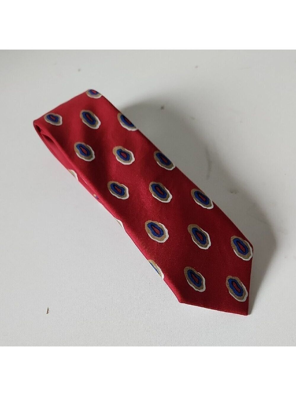 BALMAIN | Silk Tie Red Navy
